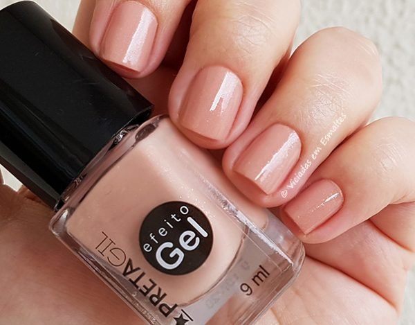 Testando o Esmalte Preta Gil Efeito Gel Ballet