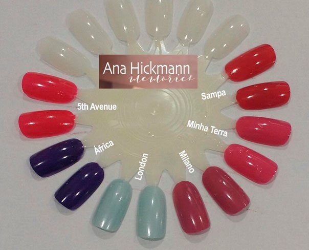 Unhas com Esmaltes Ana Hickmann Memories