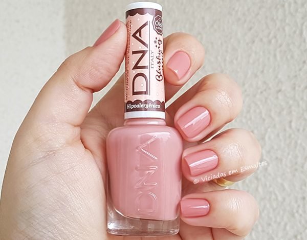 Testando o Esmalte Hipoalergênico Peach DNA Italy