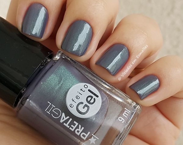 Unhas com Esmalte Efeito Gel Discoteca by Preta Gil