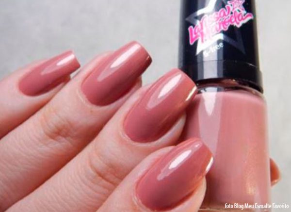 Unhas com o Esmalte Larissa Manoela Hoje é Meu Dia