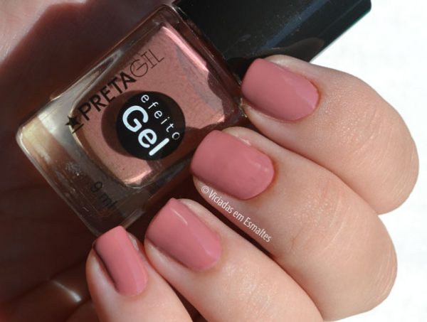 Esmalte Preta Gil Baião Efeito Gel