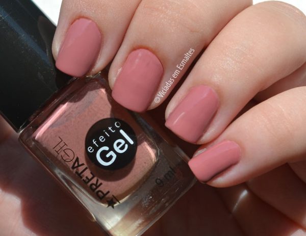 Esmalte Preta Gil Baião Efeito Gel
