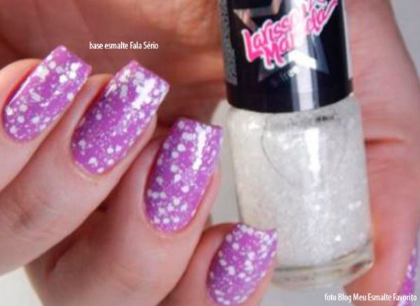 Unhas com o Esmalte Larissa Manoela Superstar