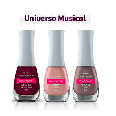 Esmaltes Beauty Color Universo Musical