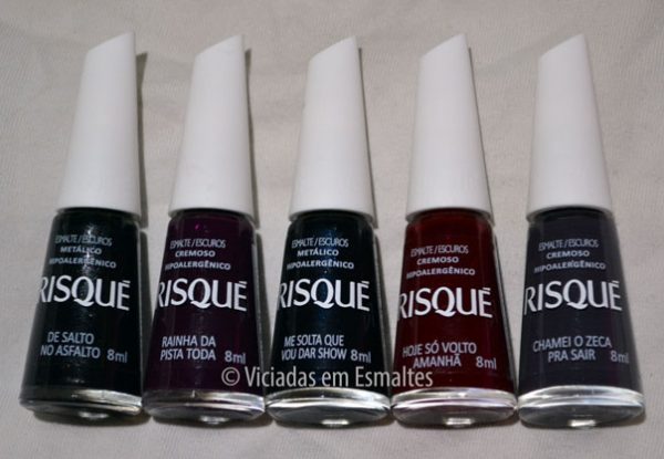 Esmaltes Novos Escuros Risqué