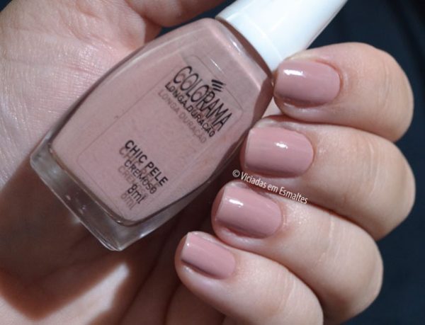 Esmalte Colorama Chic Pele nas Unhas