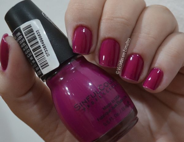 Testando e Amando o Esmalte Sinful Colors Poisonberry